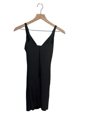 skims body unlined plunge mid thigh bodysuit onyx Large New wit tags thumbnail 6