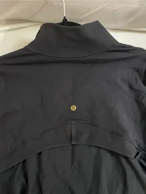 Lululemon Define Relaxed Fit Luon Full Zip Jacket Black Gold Size 10 NWT thumbnail 11