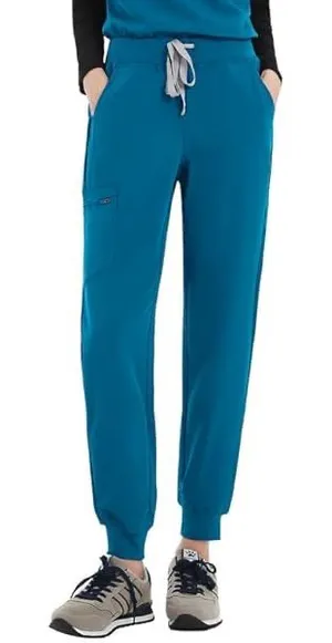 FIGS‎ women’s BluePants with Elastic Cuffs and Drawstring Waist size S thumbnail 1