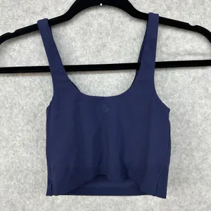 OFFLINE by Aerie Real Me Longline Sports Bra Blue Women’s XS - No Padding thumbnail 6