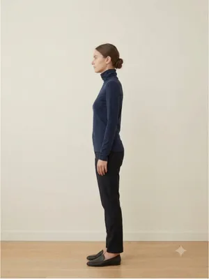 J.Crew Tissue Turtleneck Top Womens Size Large L Black Long Sleeve Cotton Knit thumbnail 2