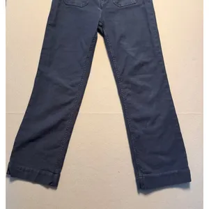 Quince Stretch Knit Wide Leg Pants Deep Navy Blue High Rise Women Size 8 thumbnail 11