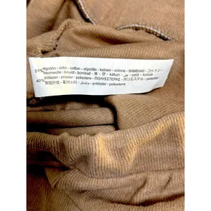 Zara Wide Leg Pants Beige Elastic Waist Flowy Lounge Minimalist M thumbnail 5