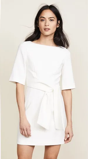 Alice + Olivia Virgil‎ White Dress Size 0 thumbnail 1