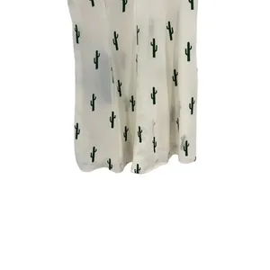 Show Me Your Mumu Remy Romper White‎ Green Cactus Print Button Size Small thumbnail 9