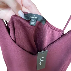 Lulus Forever Your Girl Plum Purple‎ Bodycon Dress Plum Purple Plus Size 3X thumbnail 10