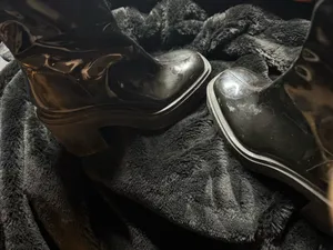 H&M Platform Boots Black thumbnail 3