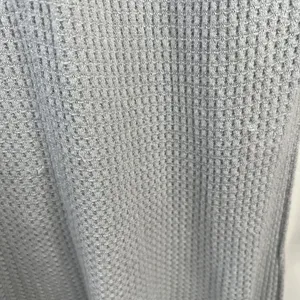 Free People Sz XS Ventura Thermal Top Waffle Knit‎ Long Sleeve Sky Blue High Low thumbnail 11