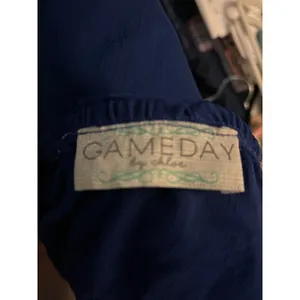 Gameday By Chloe Blue Strapless Boatneck Lace Top Mini Dress S Rainbowcore Twee thumbnail 10