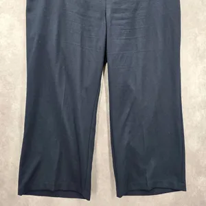 Old Navy Blue Wide Leg Bootcut Pants Bottoms Classic Executive Trousers‎ Plus 20 thumbnail 4