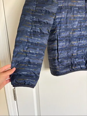 Women's Patagonia Down Snap-T Pullover Size S blue thumbnail 5