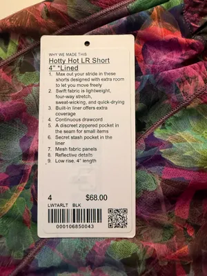 Lululemon Hotty Hot Shorts 4"  thumbnail 5
