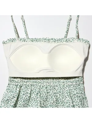 Uniqlo Shirring Bra Camisole NWT Black Small thumbnail 2