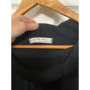 Free People We The Free Juicy Cowl Neck Top Black XS Long Sleeve Draped thumbnail 8