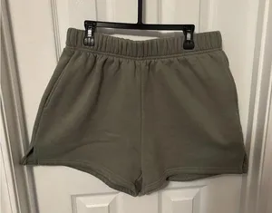 Olive Green Women's Sweat Shorts size small thumbnail 1