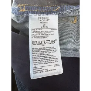 Gap Maternity 1969 Best Girlfriend Medium wash Jeans‎ straight leg Size 29 Short thumbnail 10