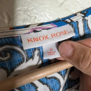 Knox Rose Floral Wrap Midi Dress Boho‎ Chic Casual Women Blue Medium thumbnail 4