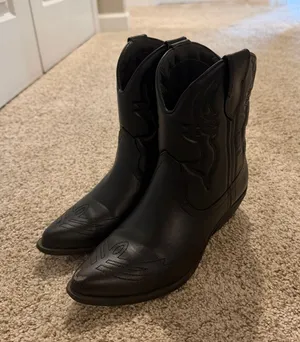 Cowgirl boots Black Size 9 thumbnail 1