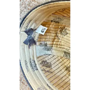 Vintage Stetson Tweed Fedora Hat Cap With Feather Accents Unisex Size 6.5 thumbnail 6