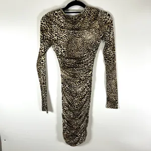 SNDYS x Revolve Skin Leopard Bodycon Maxi Dress Size XS Sexy Designer‎ Going Out thumbnail 6
