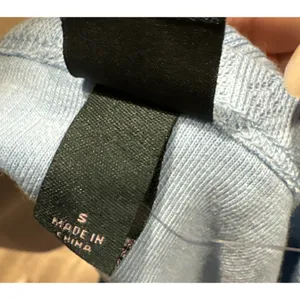 Wild Fable Women Small Trendy Square Neck Blue Long Sleeve Pointelle Shirt New thumbnail 5