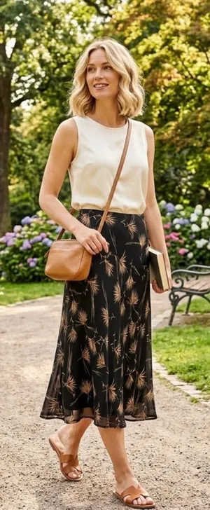 90’s midi Ann Taylor skirt 4 thumbnail 1