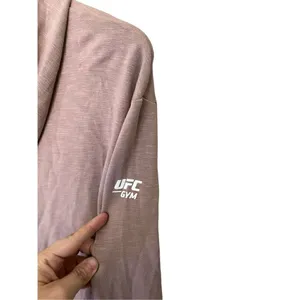 ‎UFC Gym Beige Crop Hoodie Sweatshirt thumbnail 3