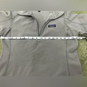 Patagonia Light Gray Fleece Pullover thumbnail 6