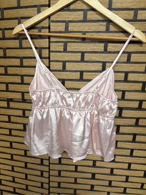 Thirty thirty pink satin cami size medium thumbnail 2