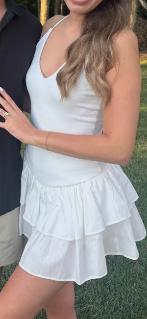 Dillards White Dress thumbnail 5