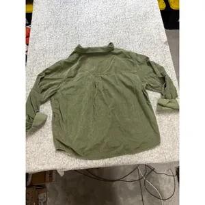 Alpine Design Womens XL Corduroy Button Down Shirt Olive Haze Green ADW24301 NWT thumbnail 5