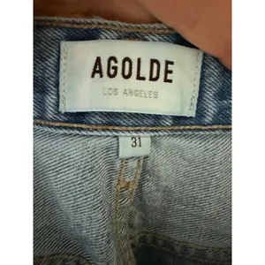 AGOLDE 90s Mid Rise Loose Fit Distressed Jeans Light Wash Blue Size 31 A069C-811 thumbnail 3