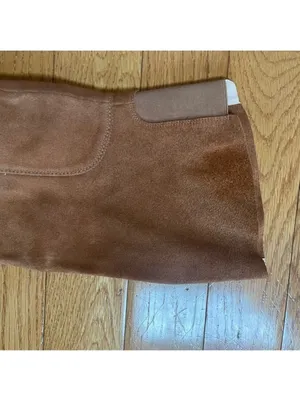 Kelsi Dagger Brooklyn Logan over-the-knee boot in brown chestnut suede Sz 6.5 thumbnail 10