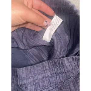 athleta cabo linen textured wide leg pant navy 14 thumbnail 6