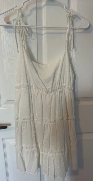 Altar'd State White Flowy Dress thumbnail 1