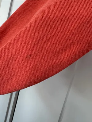 Sézane Amour Sweatshirt Pêche Vif Coral Pink Logo Organic Cotton Size S Sezane thumbnail 6