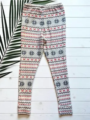 Adore Me Fair Isle Thermal Pajama Set Medium NWT/NWOT Holiday Waffle Knit thumbnail 10