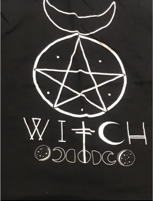 Witch Tank Blouse Black Size XXL thumbnail 2