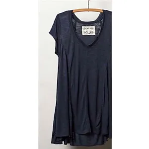 ✨Anthropologie Pure + Good Navy Sz Medium Tunic✨ thumbnail 2