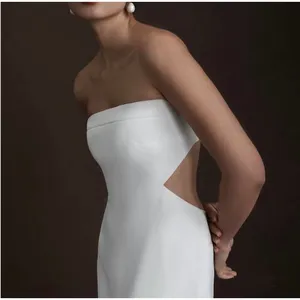 Sachin & Babi Sadie‎ Strapless White Midi Dress NWT Size 0 thumbnail 4
