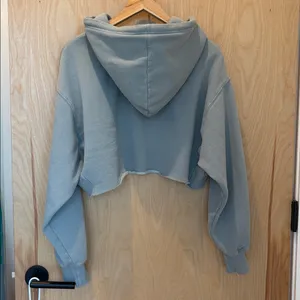 Aritzia Tna Hoodie Blue Cropped Cozy AF Size 2 thumbnail 4