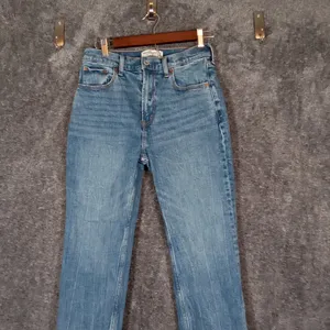 Abercrombie & Fitch The Ankle Straight Ultra High Rise Cotton Womens Size 27 thumbnail 3