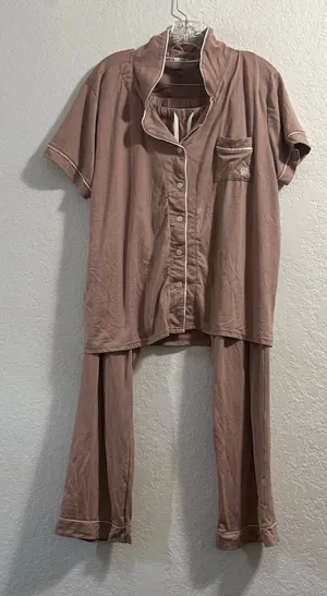 Born LADIES CLASSIC SHORT SLEEVE PANTS SET PAJAMAS XL thumbnail 1
