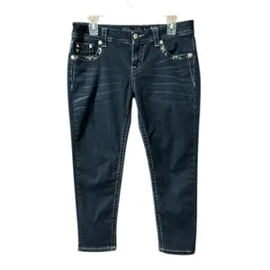 Buckle Miss Me Womens Easy Crop Denim thumbnail 3