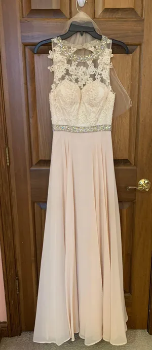 PromGirl Pink Prom Dress thumbnail 1