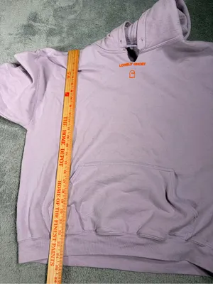 Lonely Ghost Lavender Pullover text me when you get home Hoodie XL thumbnail 12