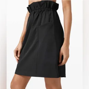 Lululemon Trip Taker Skirt Size 8‎ in Black thumbnail 3