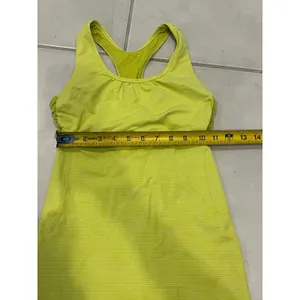 Lululemon athletic tank‎ green lime yellow small 4 thumbnail 4