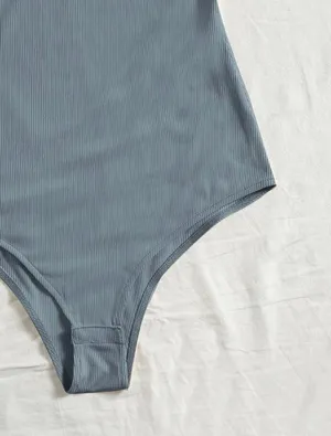 New Ribbed Knit Super Crop Top & Cami Bodysuit Size S thumbnail 2