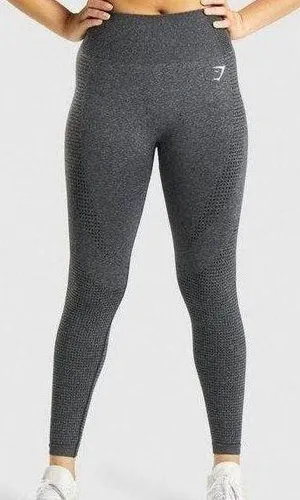 Gymshark Vital Seamless 2.0 Leggings Charcoal Marl Size Small thumbnail 1